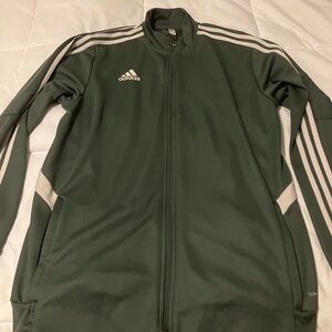 adidas Track Jacket – Olive Green – Men’s Large